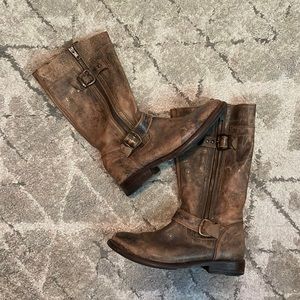 Women’s Bed Stu zip up Combat Boots